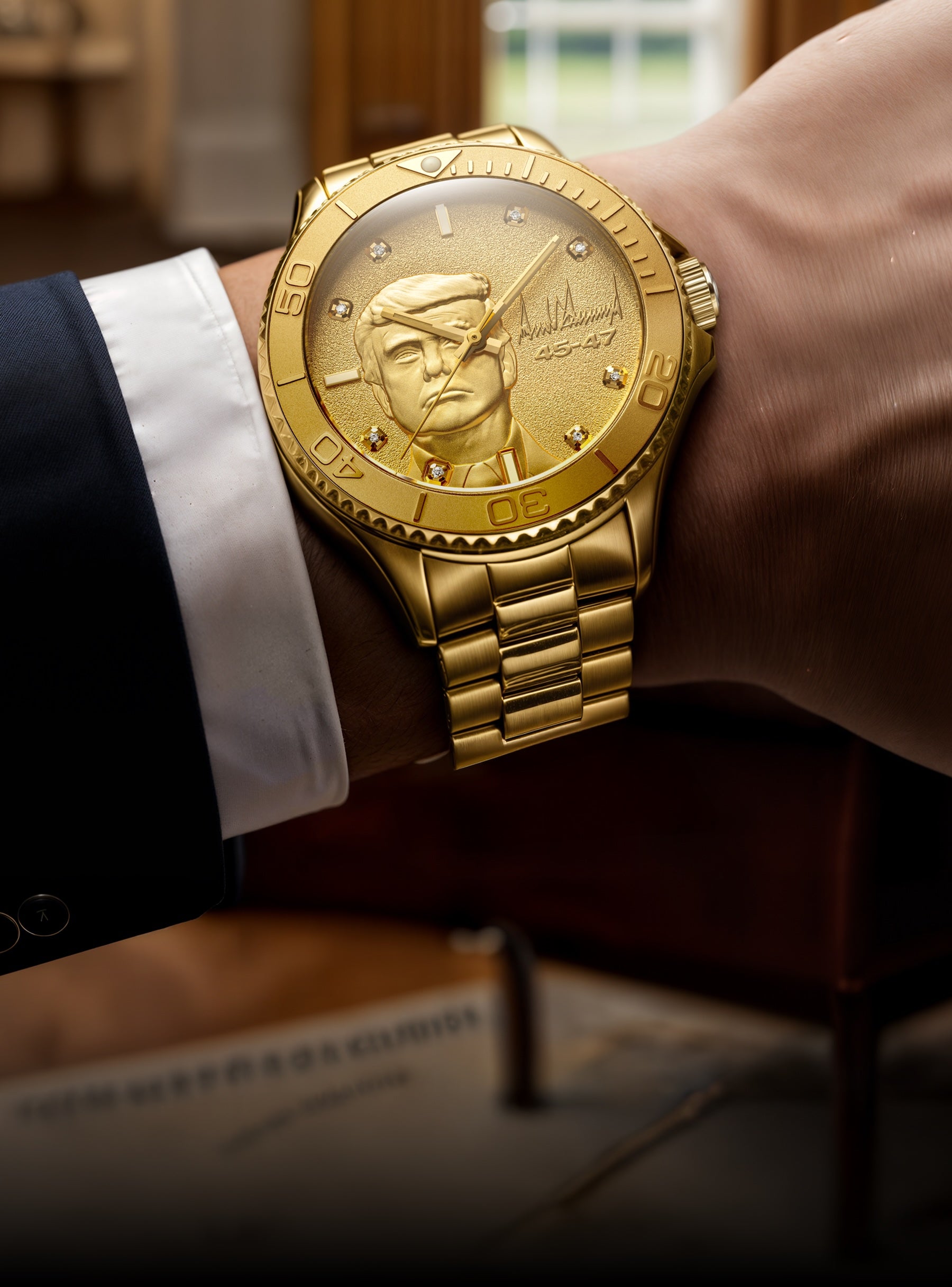 Trump watches