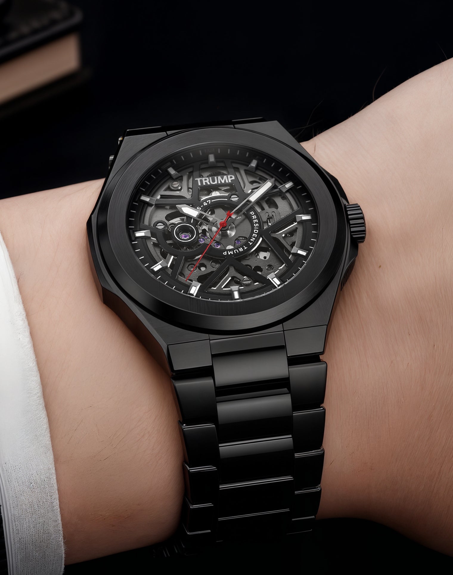 Black Star Skeleton - Trump Watches