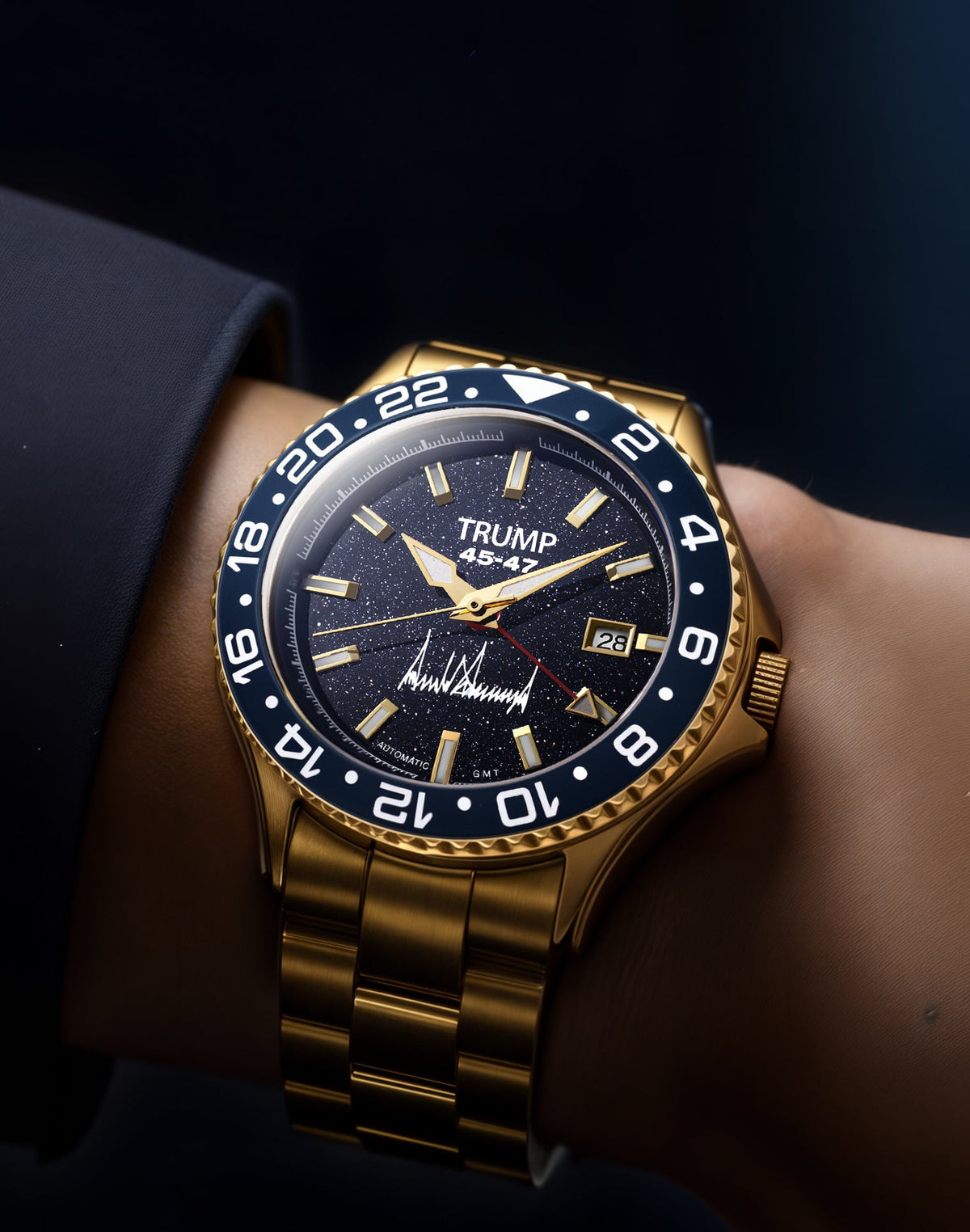 Boss Blue Oversized - Trump Watches