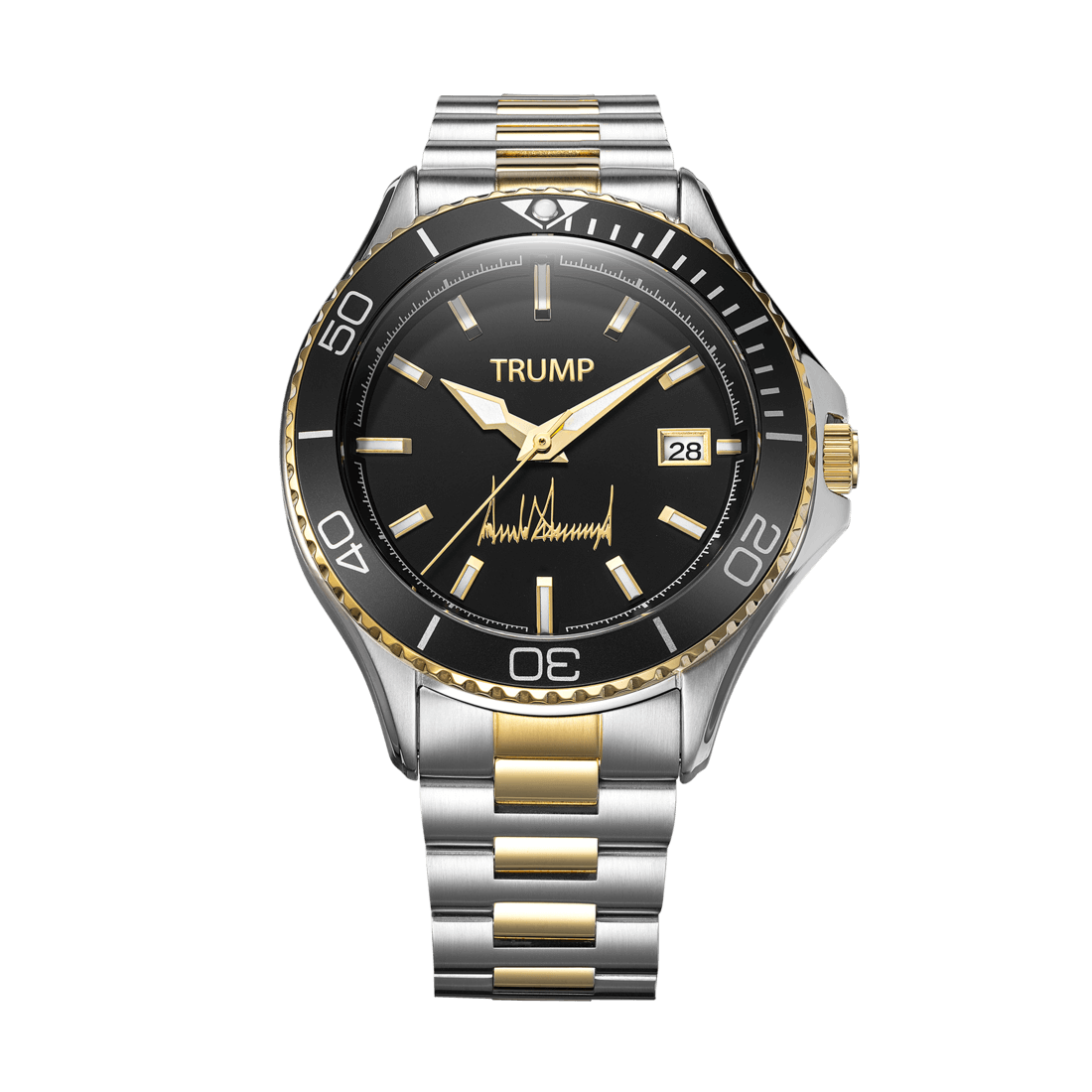 Fight Fight Fight Silver Gold - Trump Watches