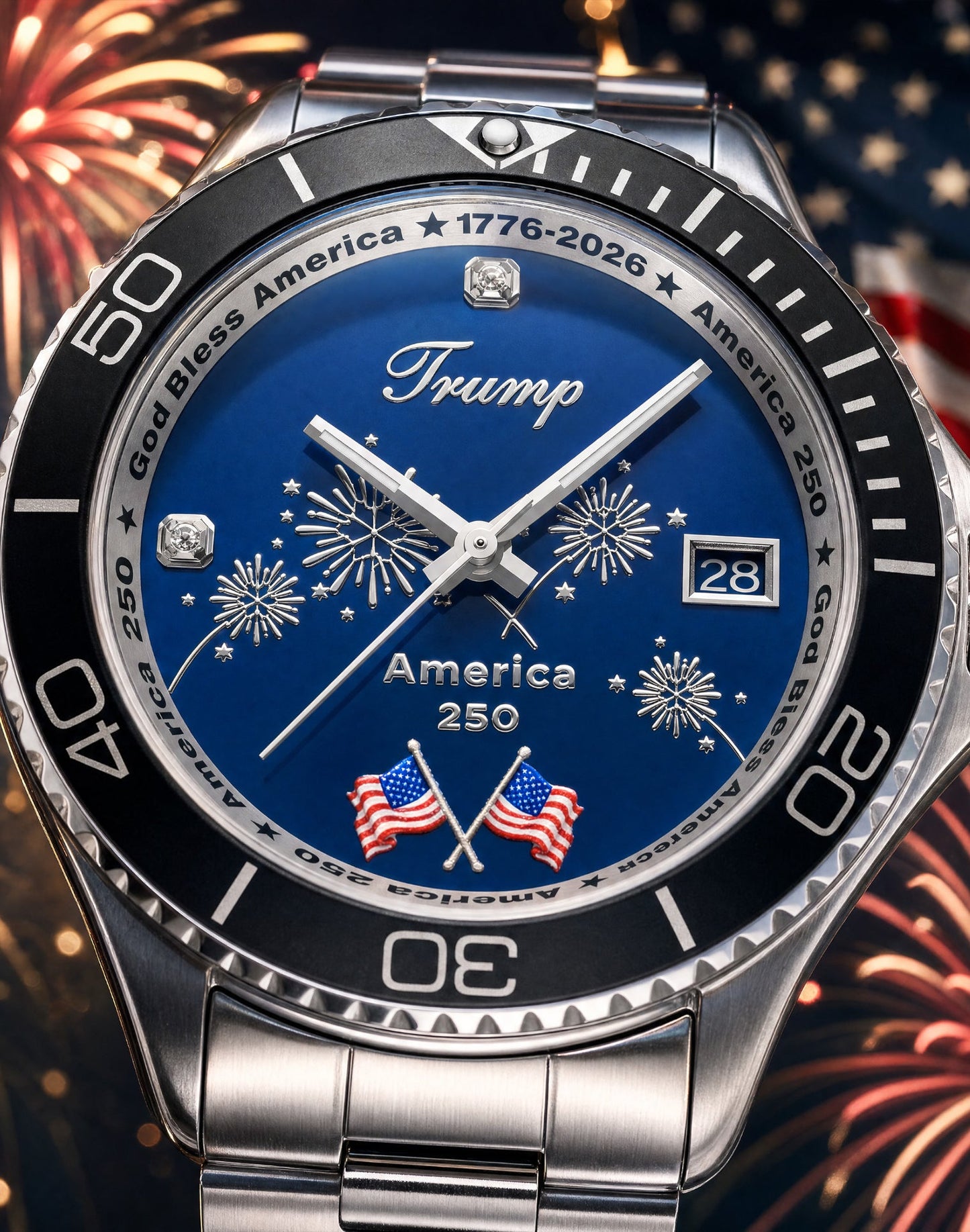 Patriot Silver Tone - Trump Watches