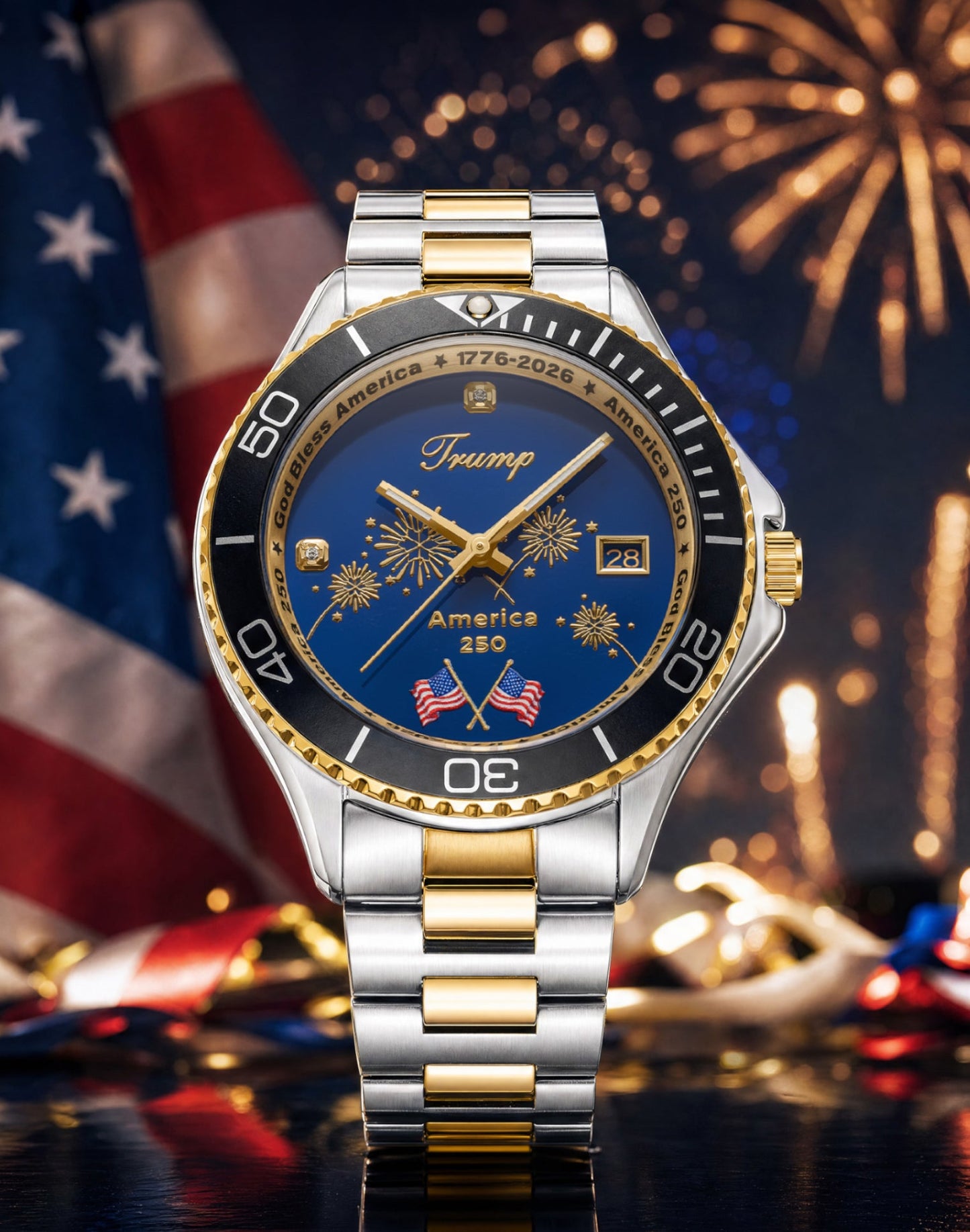 Patriot Two Tone - Trump Watches