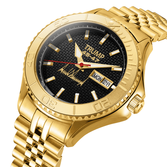 Presidential Fighter Gold - Trump Watches