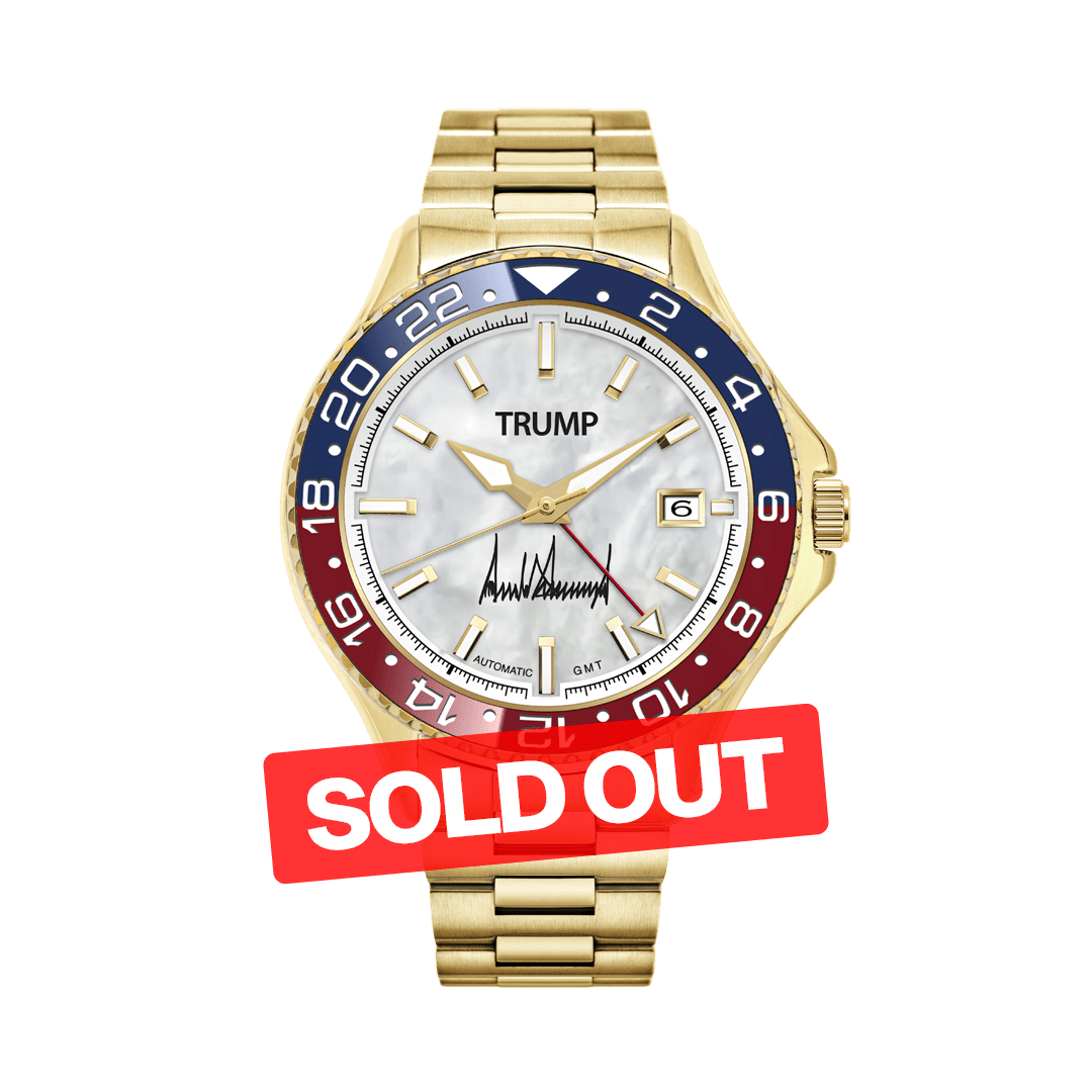 The Red, White & Blue - Deep White - Trump Watches