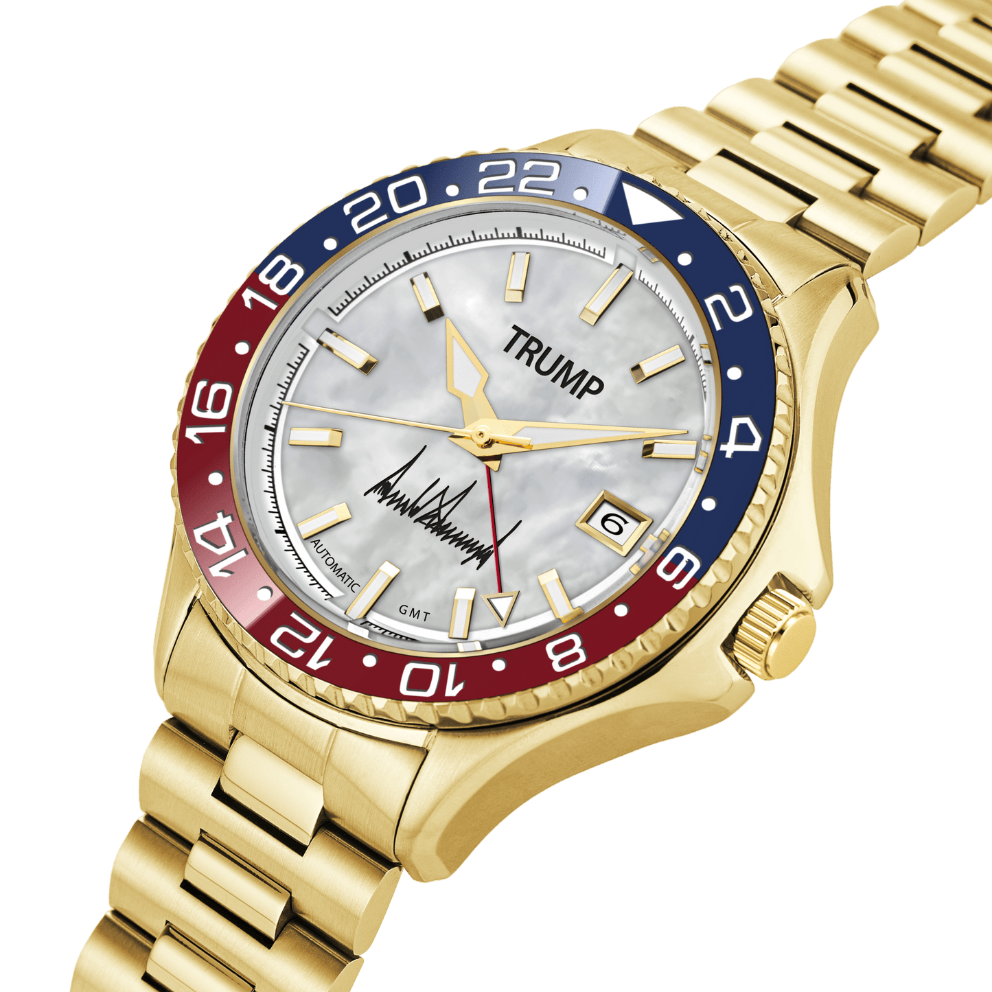 The Red, White & Blue - Deep White - Trump Watches