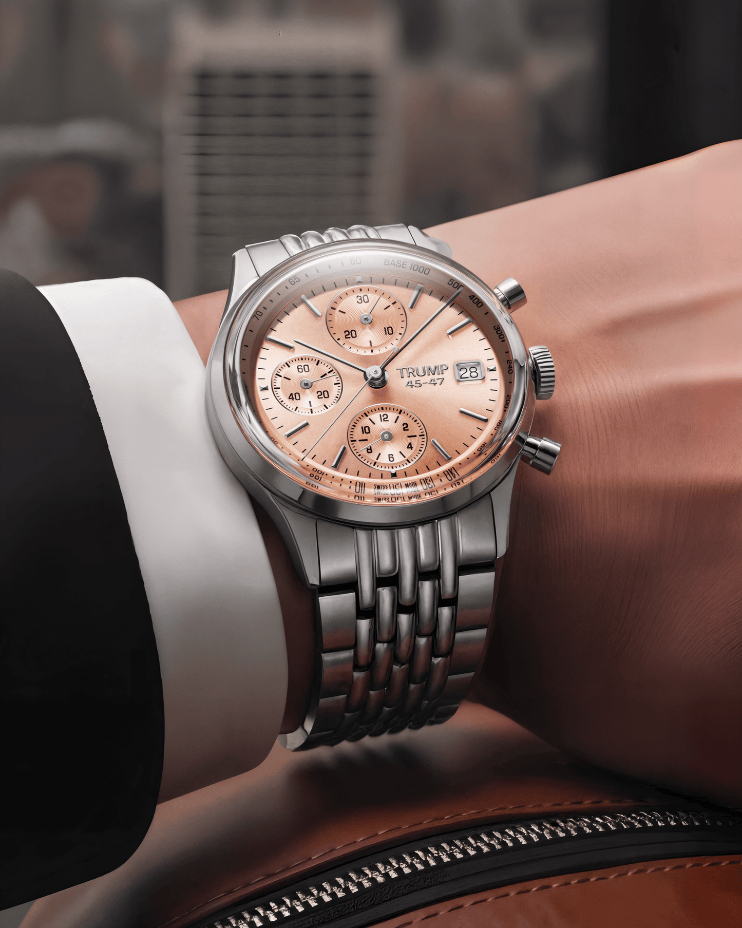 Trump Racer Chrono - Salmon - Trump Watches