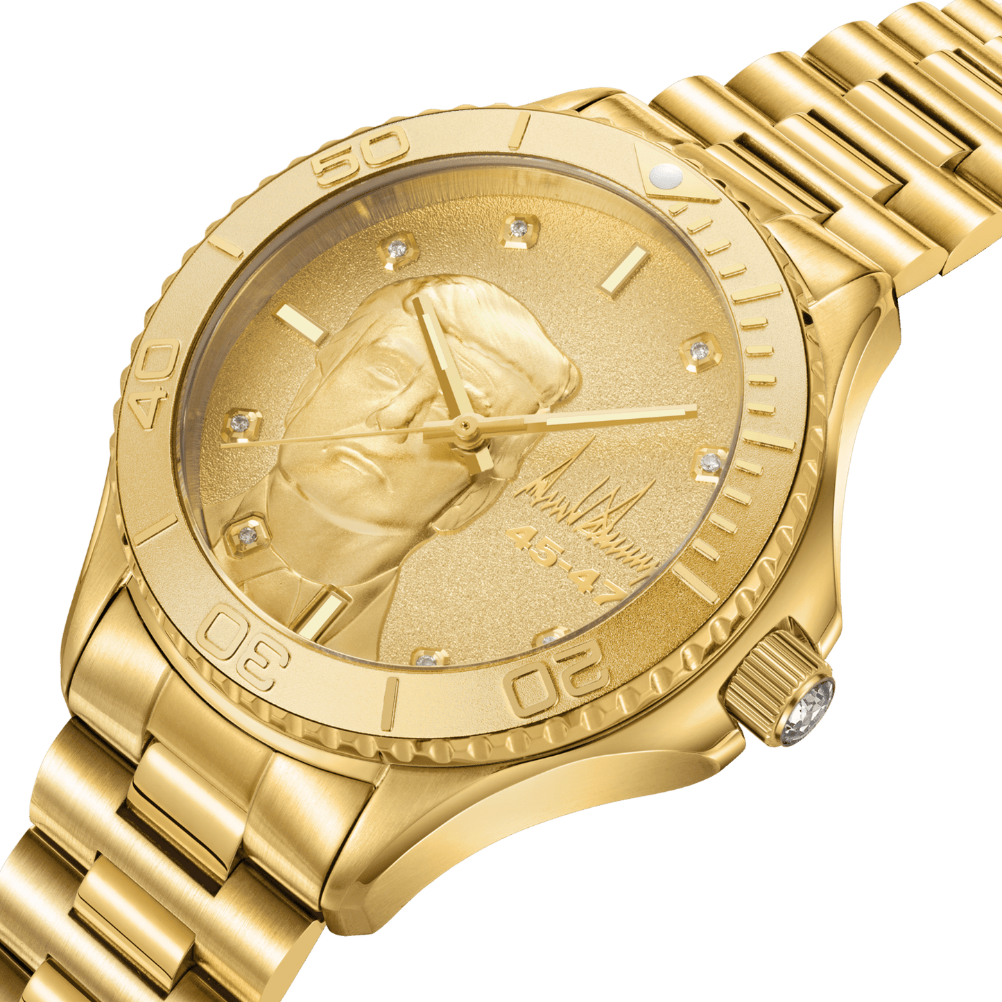 Victory Winner 18K Gold Plated - Trump Watches