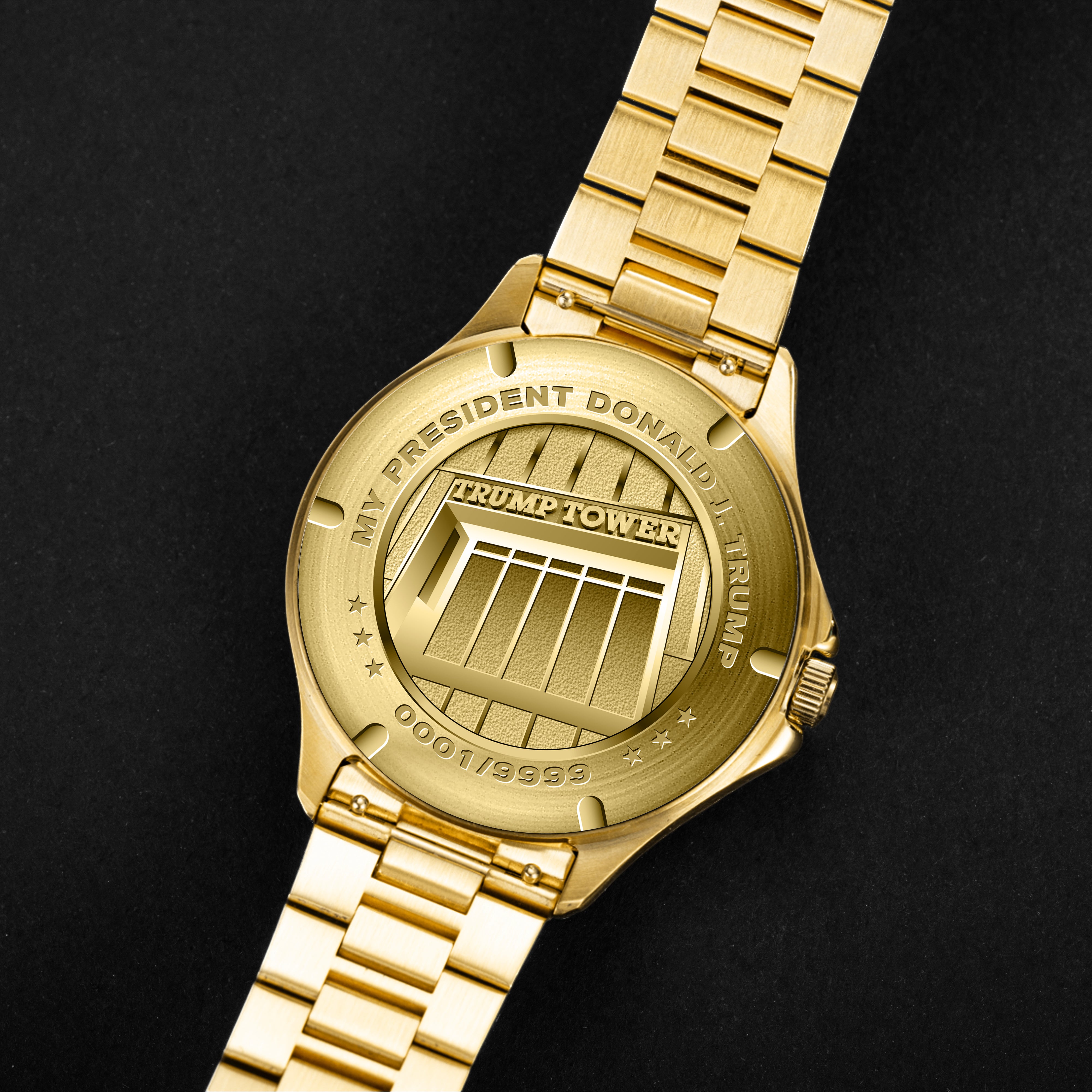 18k gold plated watch hotsell