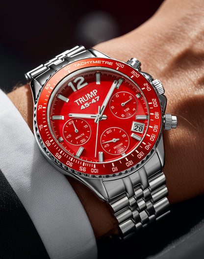 Fight Fight Fight Chronograph Red
