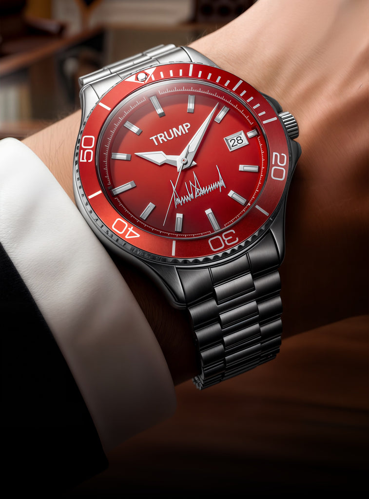 <p>President Trump's <br/>Red Beauty</p>