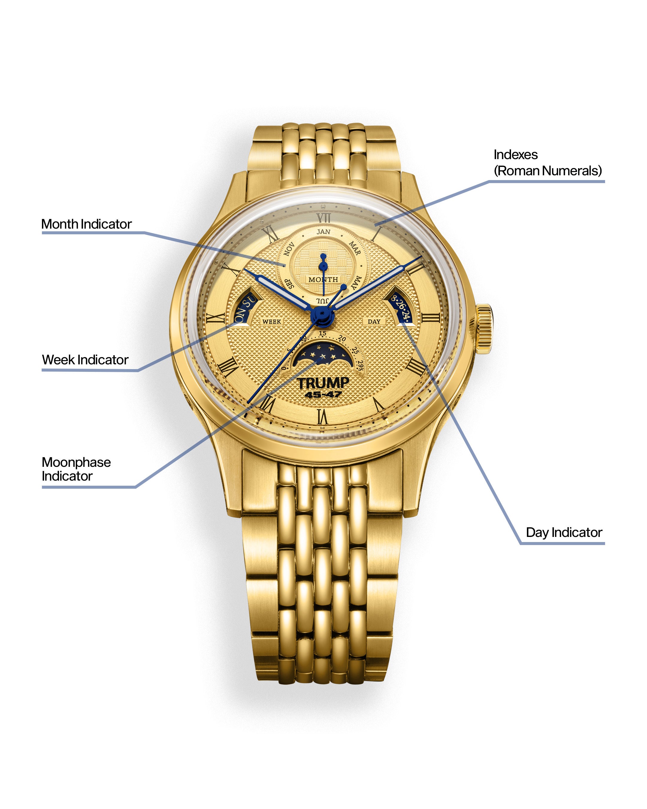 Trump Golden Moon | Trump Watches