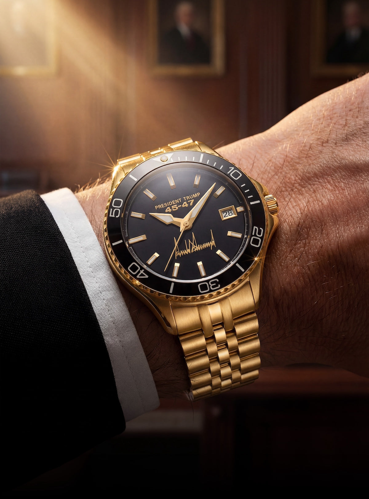 Trump watches