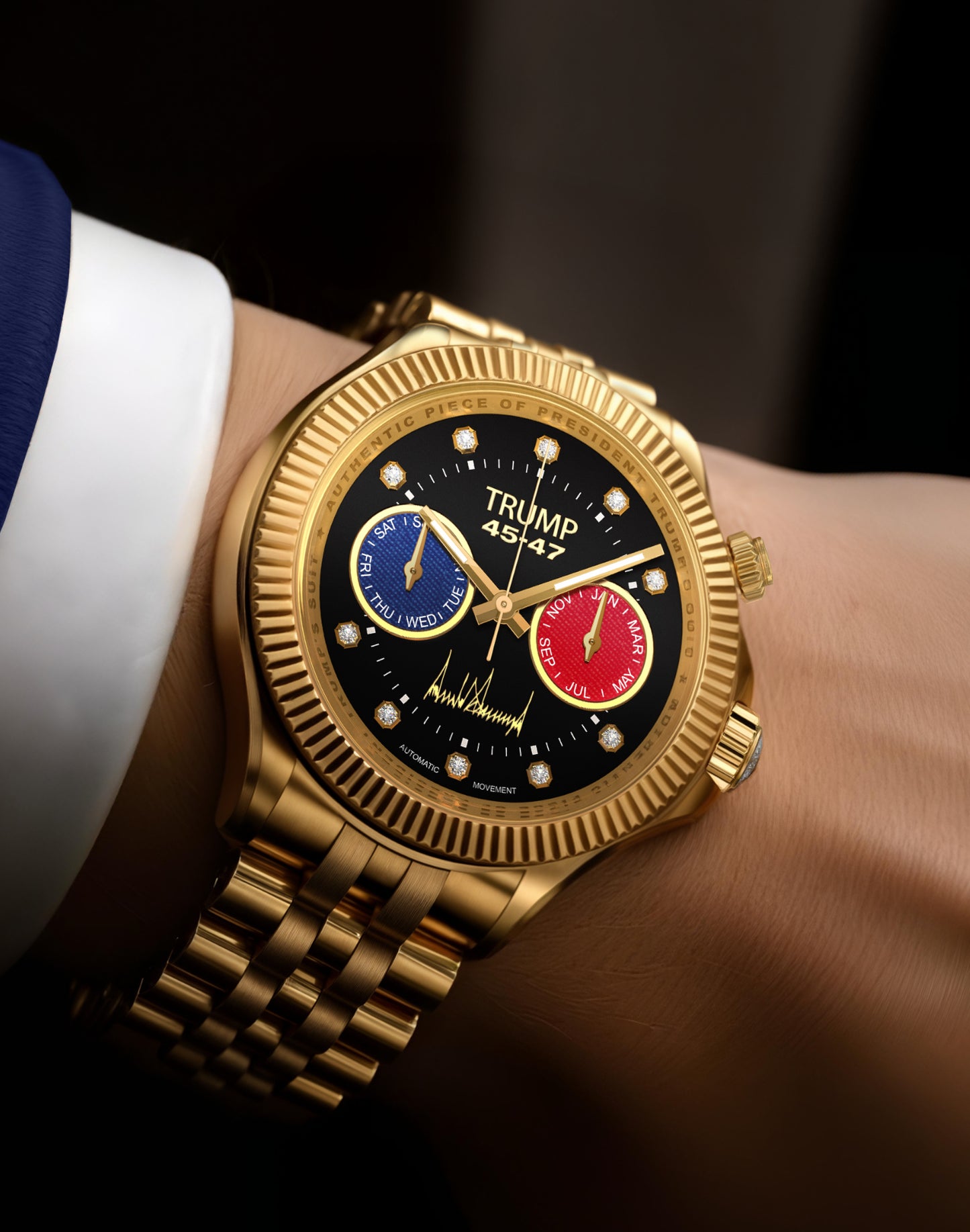 Mugshot Suit and Tie Collectible Watch