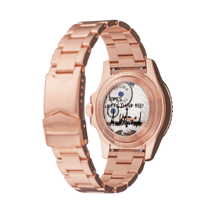 Trump Rose Gold Tourbillon Caseback