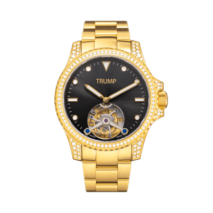 Trump The Black & Gold Tourbillon Watch 