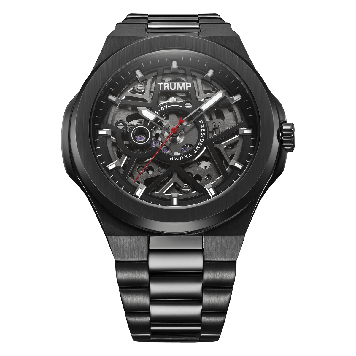 Black Star Skeleton - Trump Watches