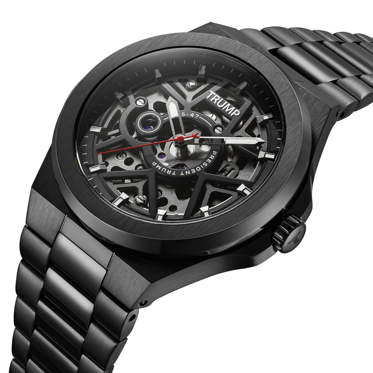 Black Star Skeleton - Trump Watches