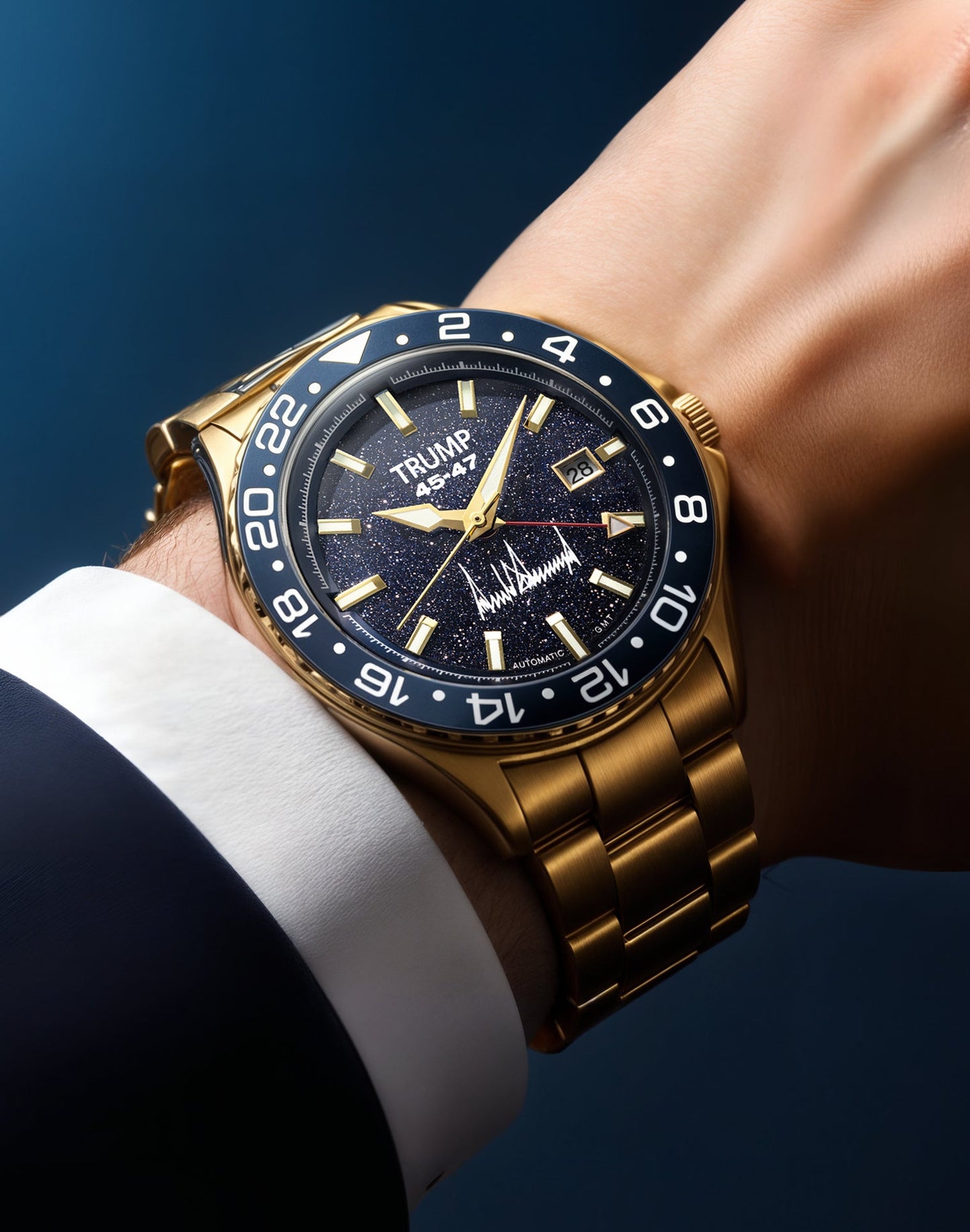 Boss Blue Oversized - Trump Watches