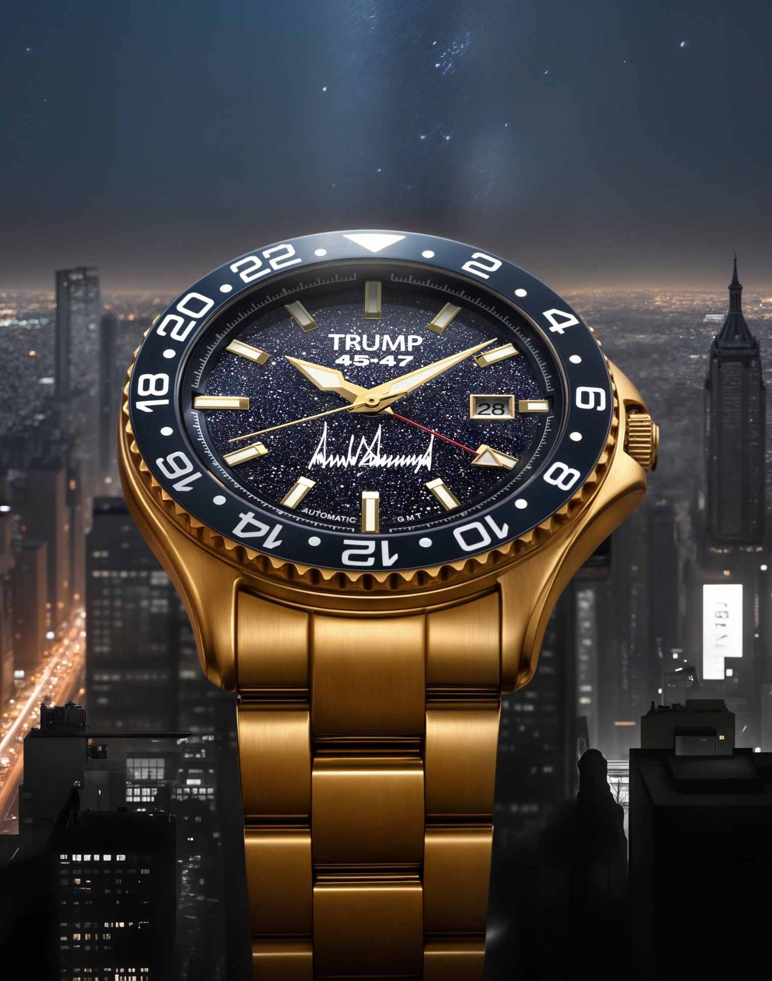 Boss Blue Oversized - Trump Watches