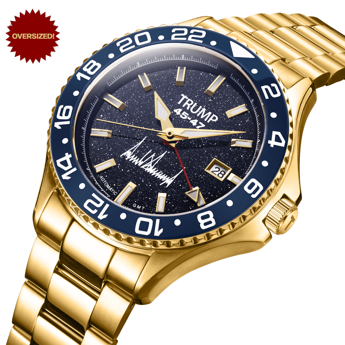 Boss Blue Oversized - Trump Watches