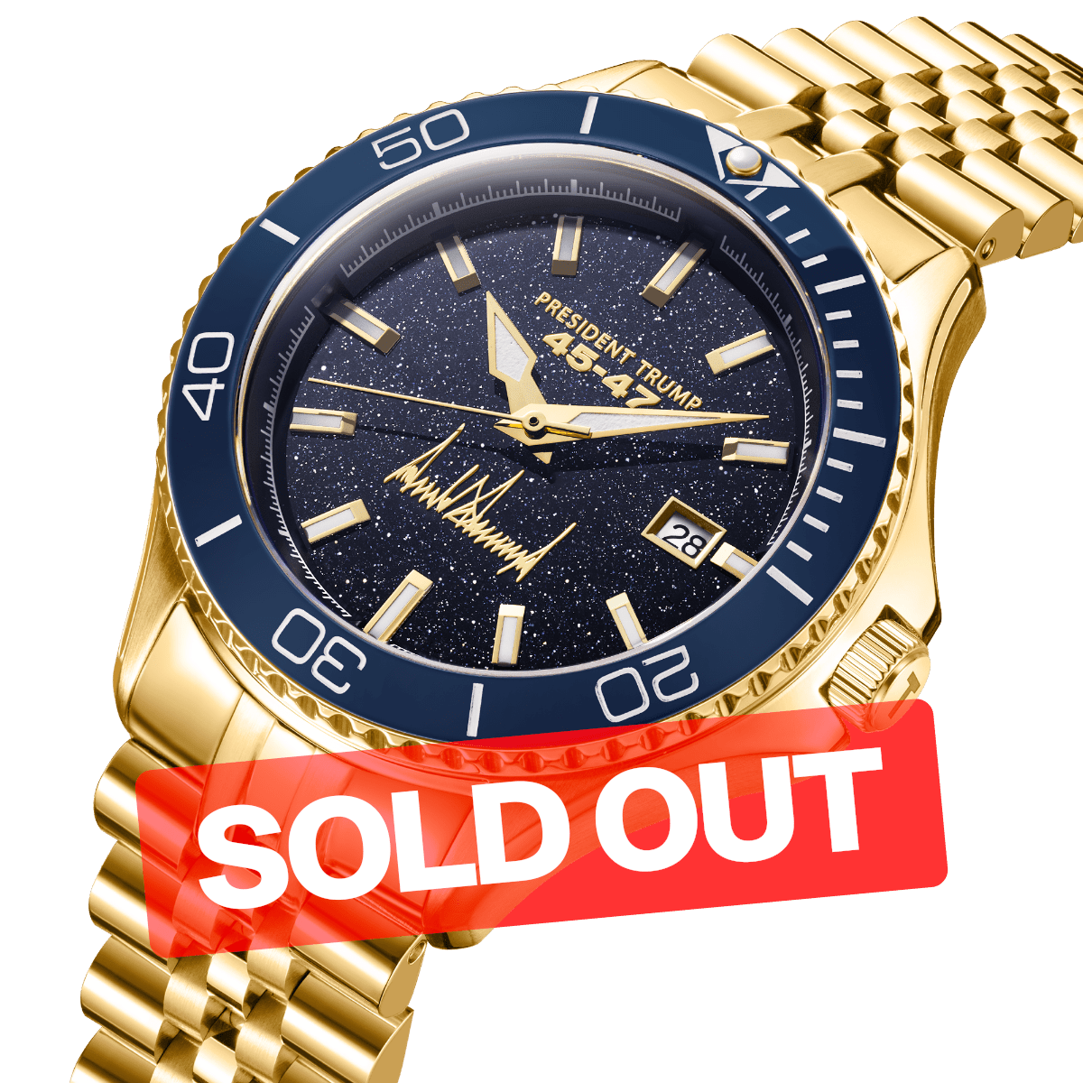 Fight Fight Fight Aventurine - Trump Watches