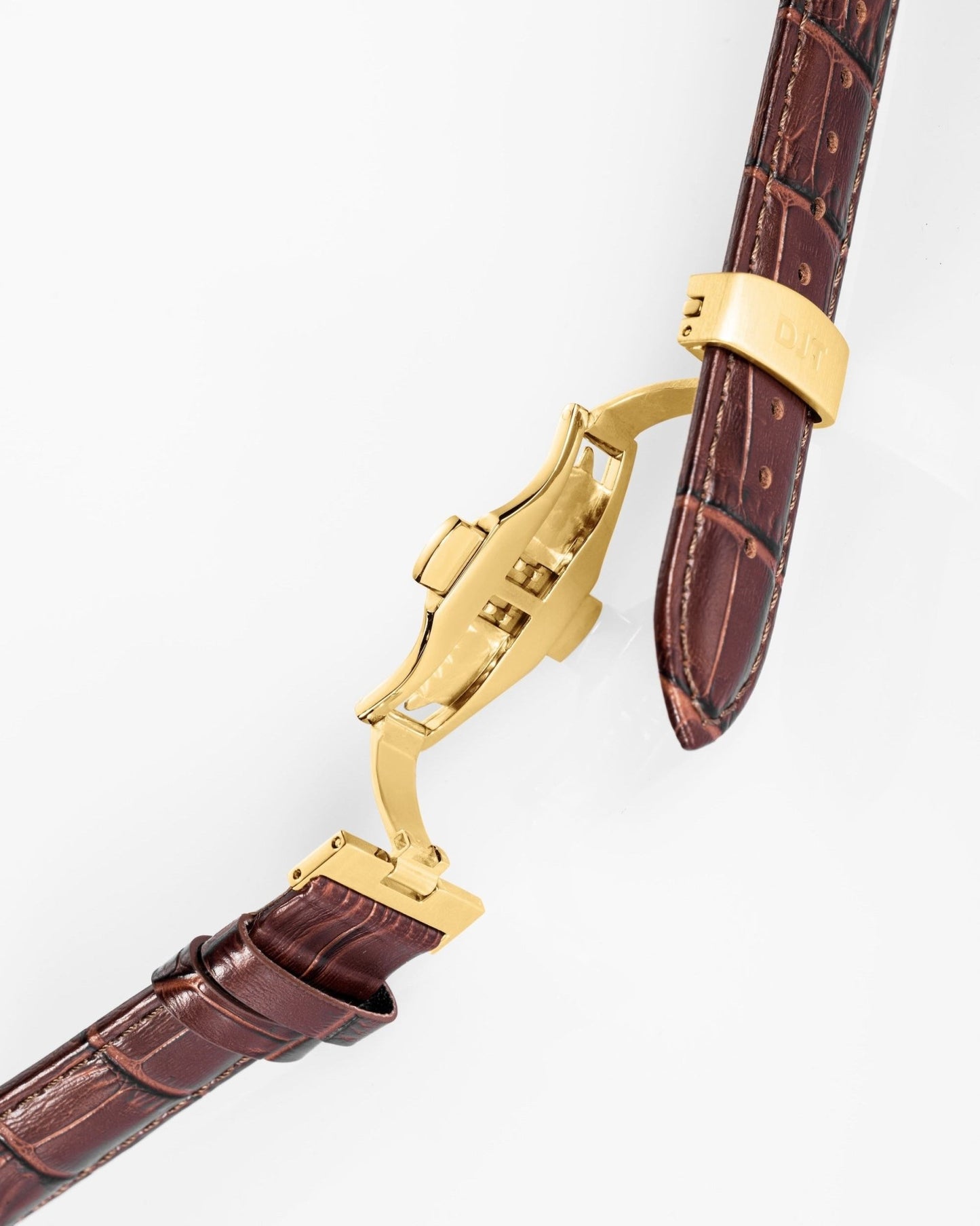 Fight Fight Fight Brown Leather Strap - Trump Watches