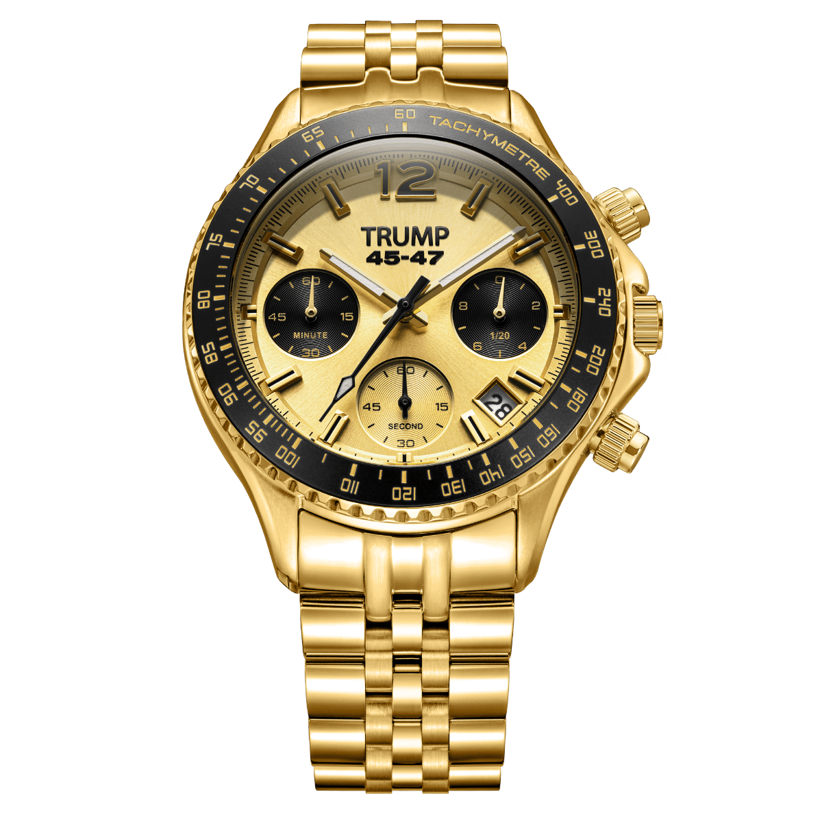 Fight Fight Fight Chronograph Gold Tone - Trump Watches