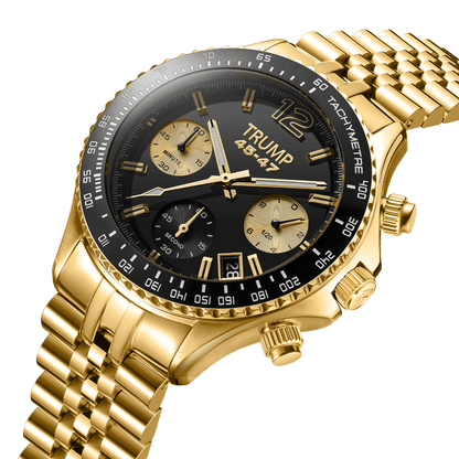 Fight Fight Fight Chronograph Onyx - Trump Watches