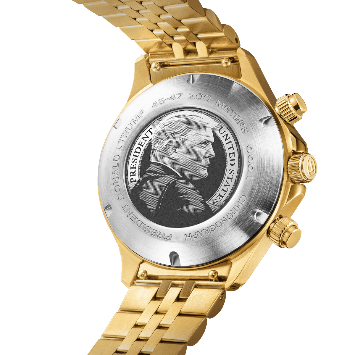 Fight Fight Fight Chronograph Onyx - Trump Watches