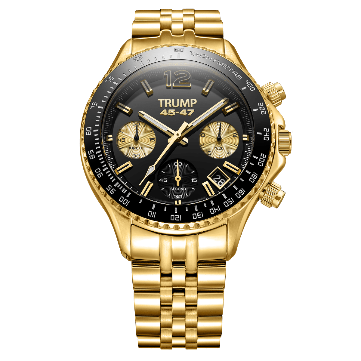 Fight Fight Fight Chronograph Onyx - Trump Watches