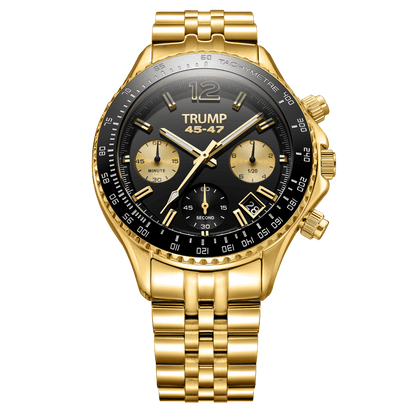 Fight Fight Fight Chronograph Onyx - Trump Watches