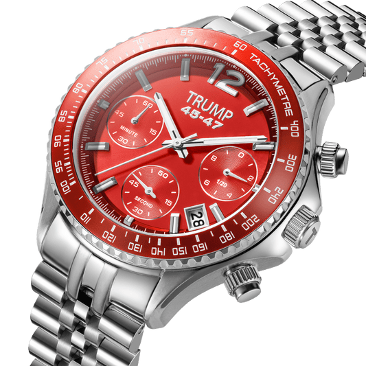 Fight Fight Fight Chronograph Red - Trump Watches