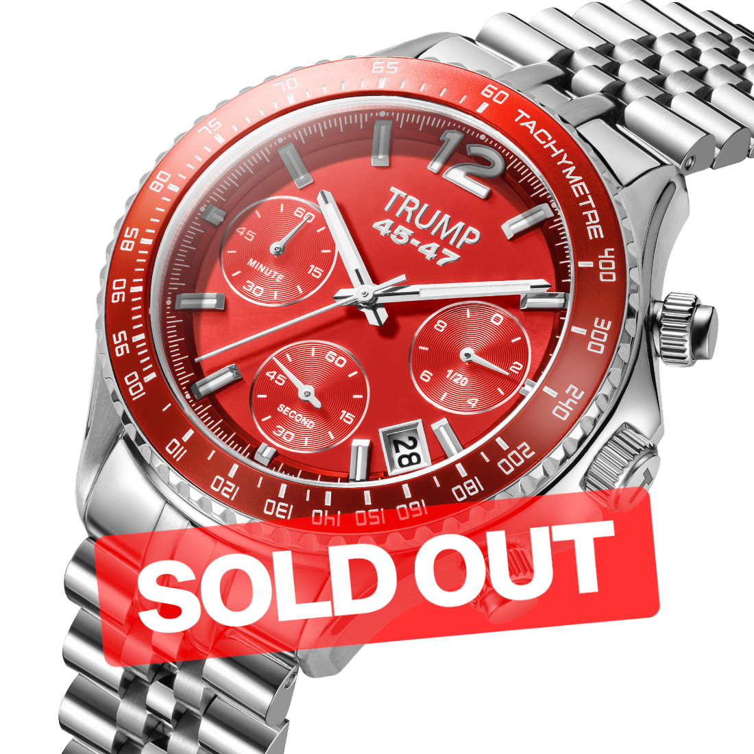 Fight Fight Fight Chronograph Red - Trump Watches