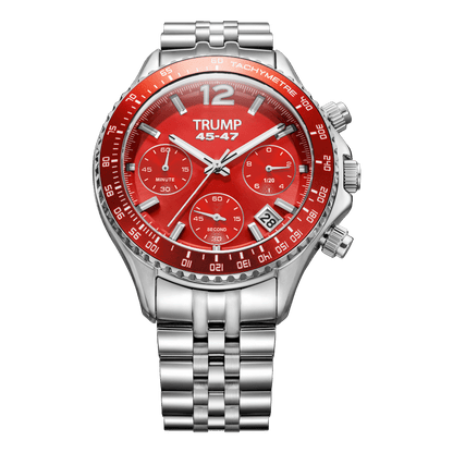 Fight Fight Fight Chronograph Red - Trump Watches