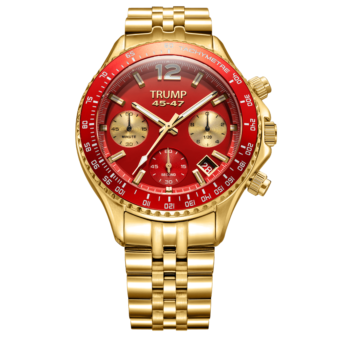 Fight Fight Fight Chronograph Red Agate - Trump Watches