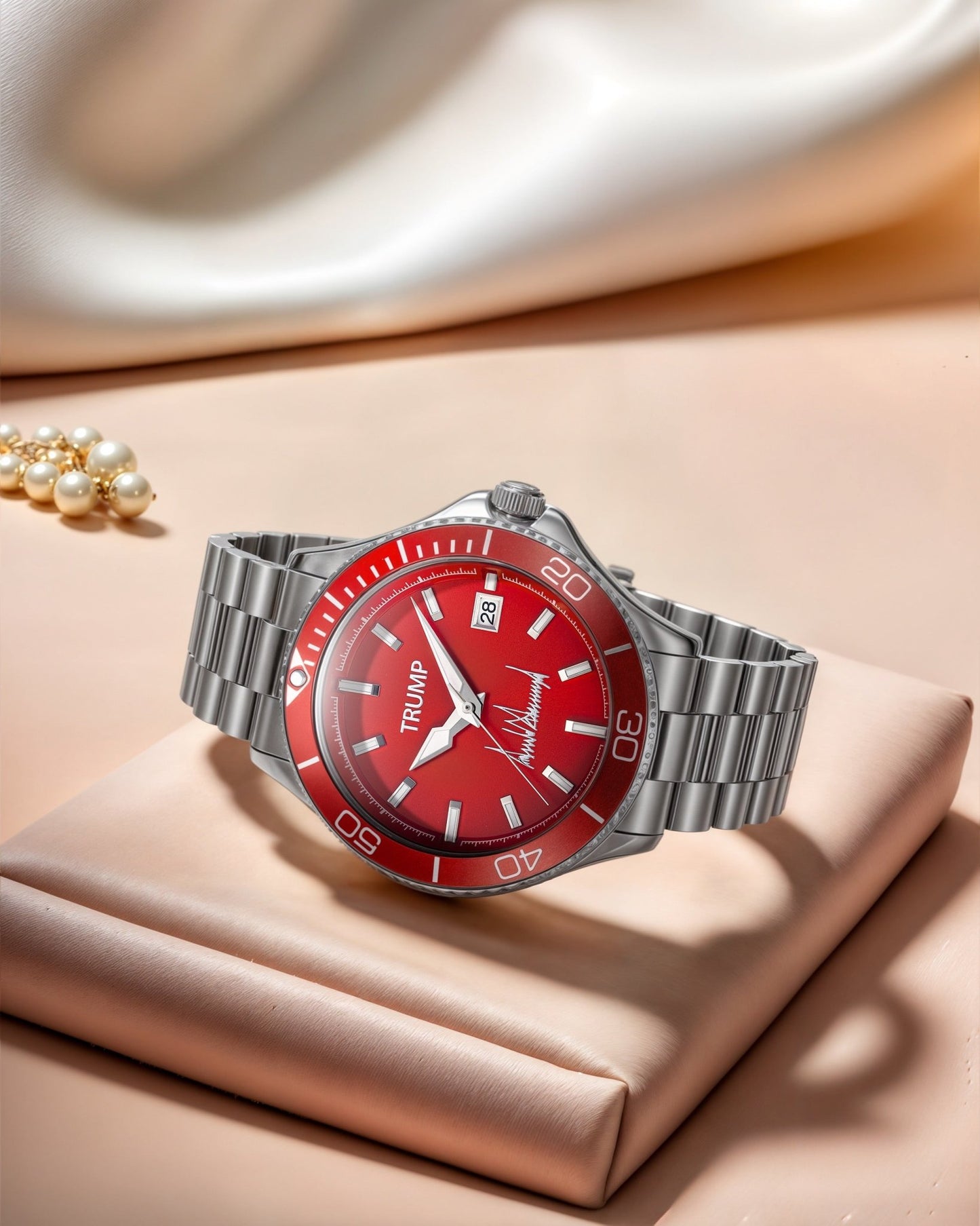 Fight Fight Fight Red Beauty (Ladies Size) - Trump Watches