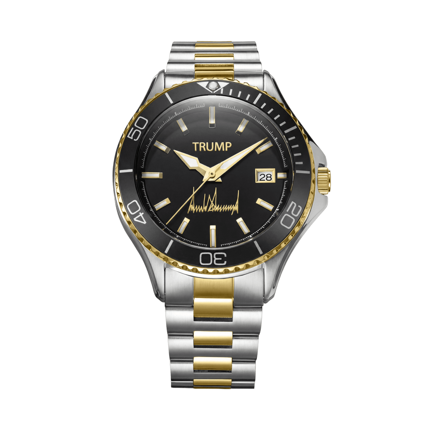 Fight Fight Fight Silver Gold - Trump Watches