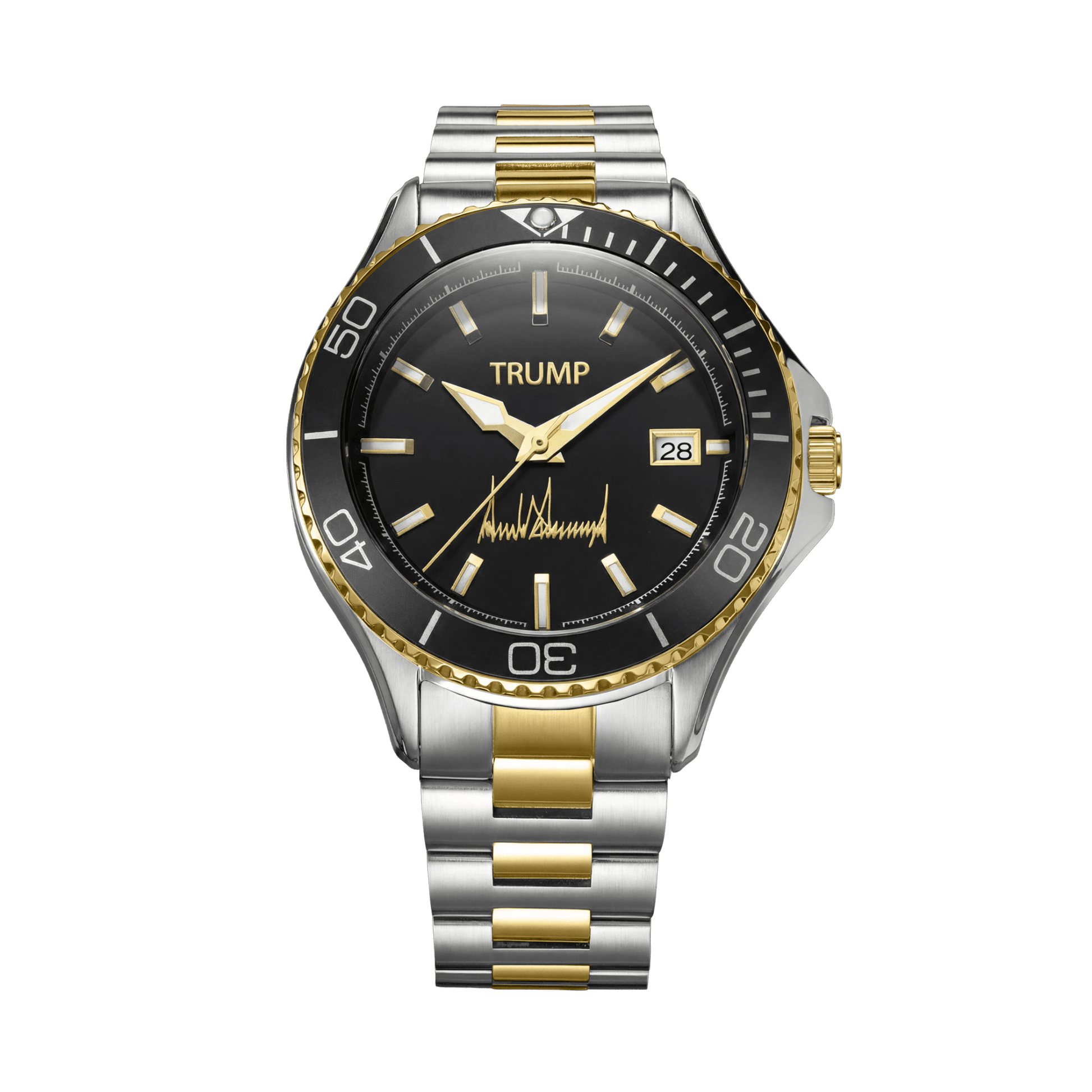 Fight Fight Fight Silver Gold - Trump Watches