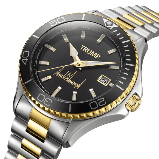 Fight Fight Fight Silver Gold - Trump Watches