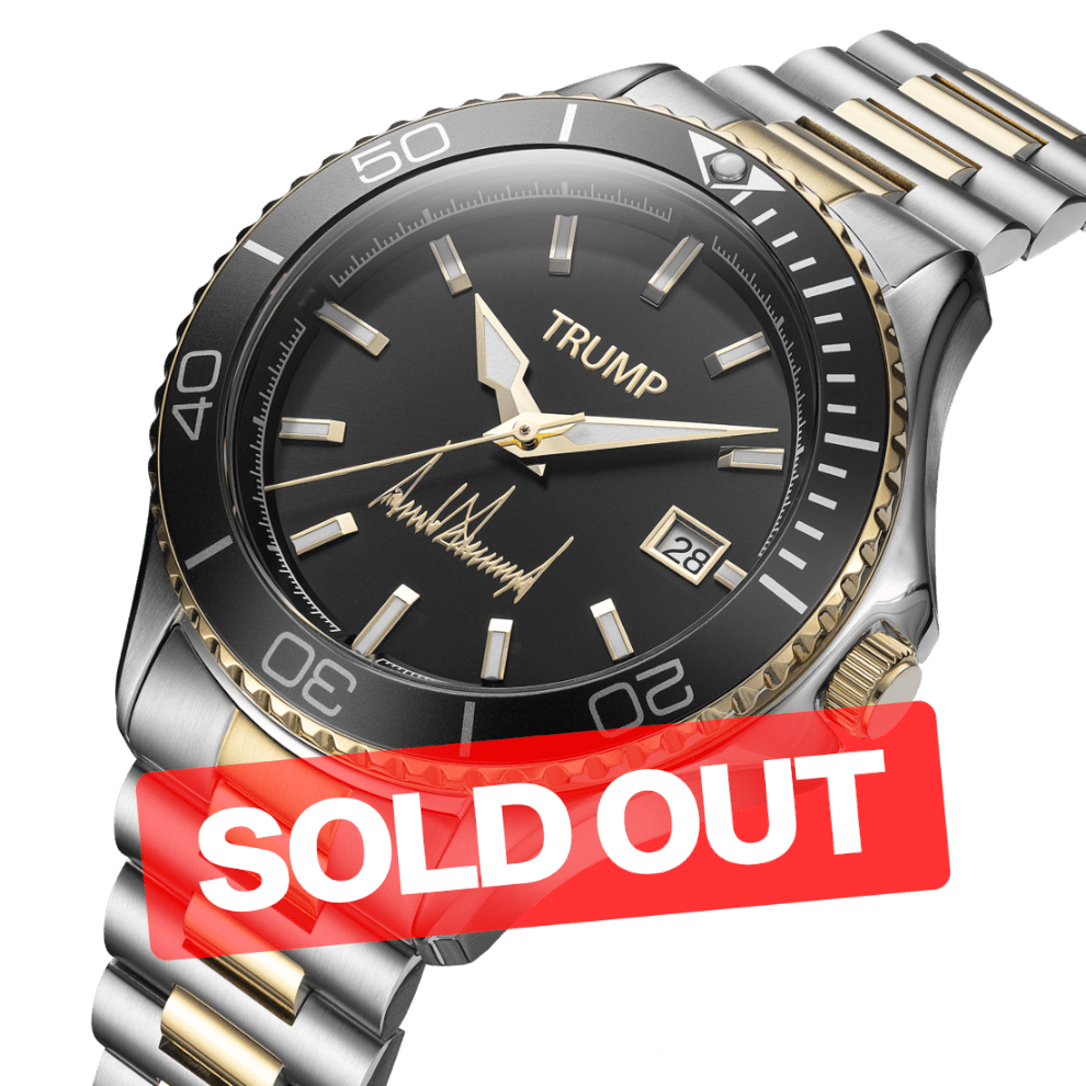 Fight Fight Fight Silver Gold - Trump Watches