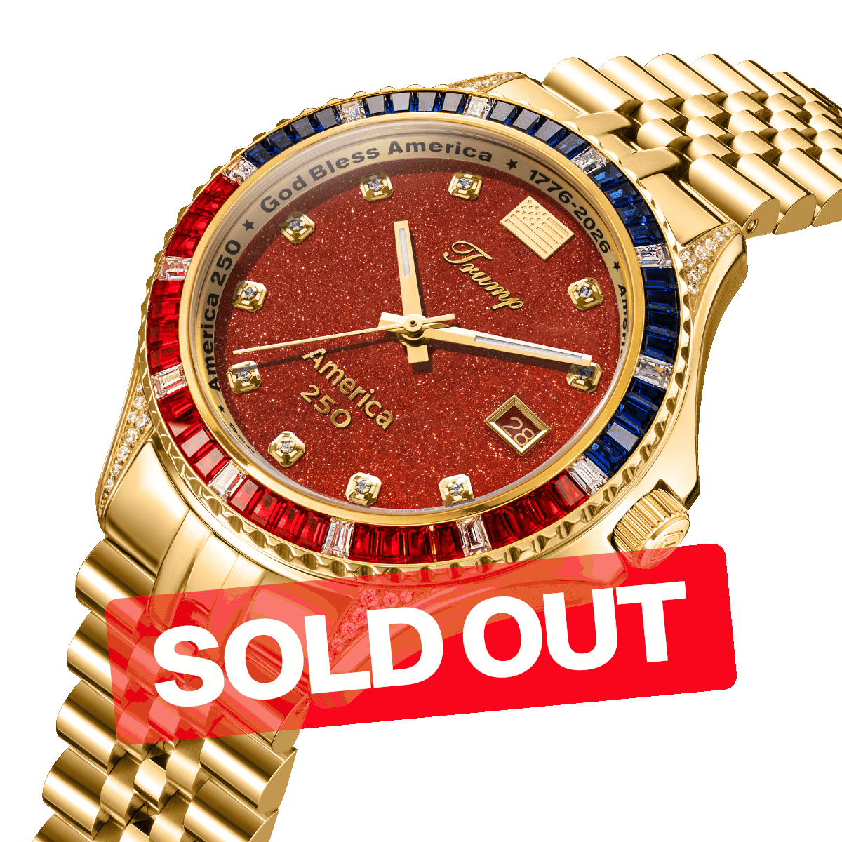 Independence Red & Gold - Trump Watches