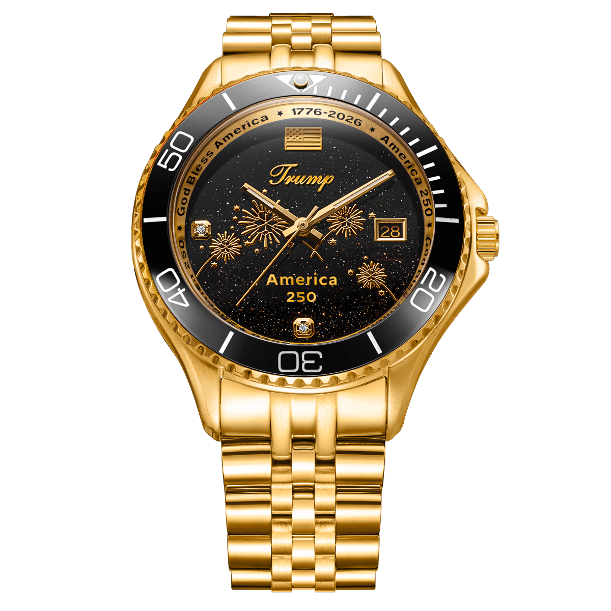 Liberty Black & Gold - Trump Watches