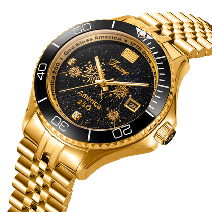 Liberty Black & Gold - Trump Watches