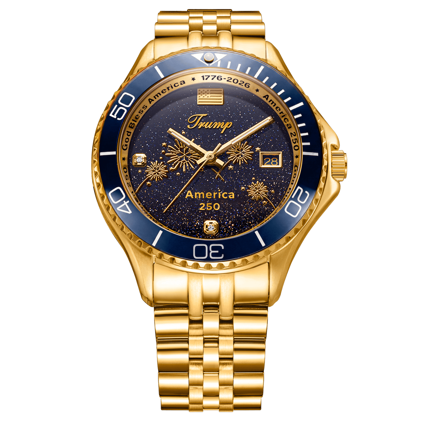 Liberty Blue & Gold - Trump Watches
