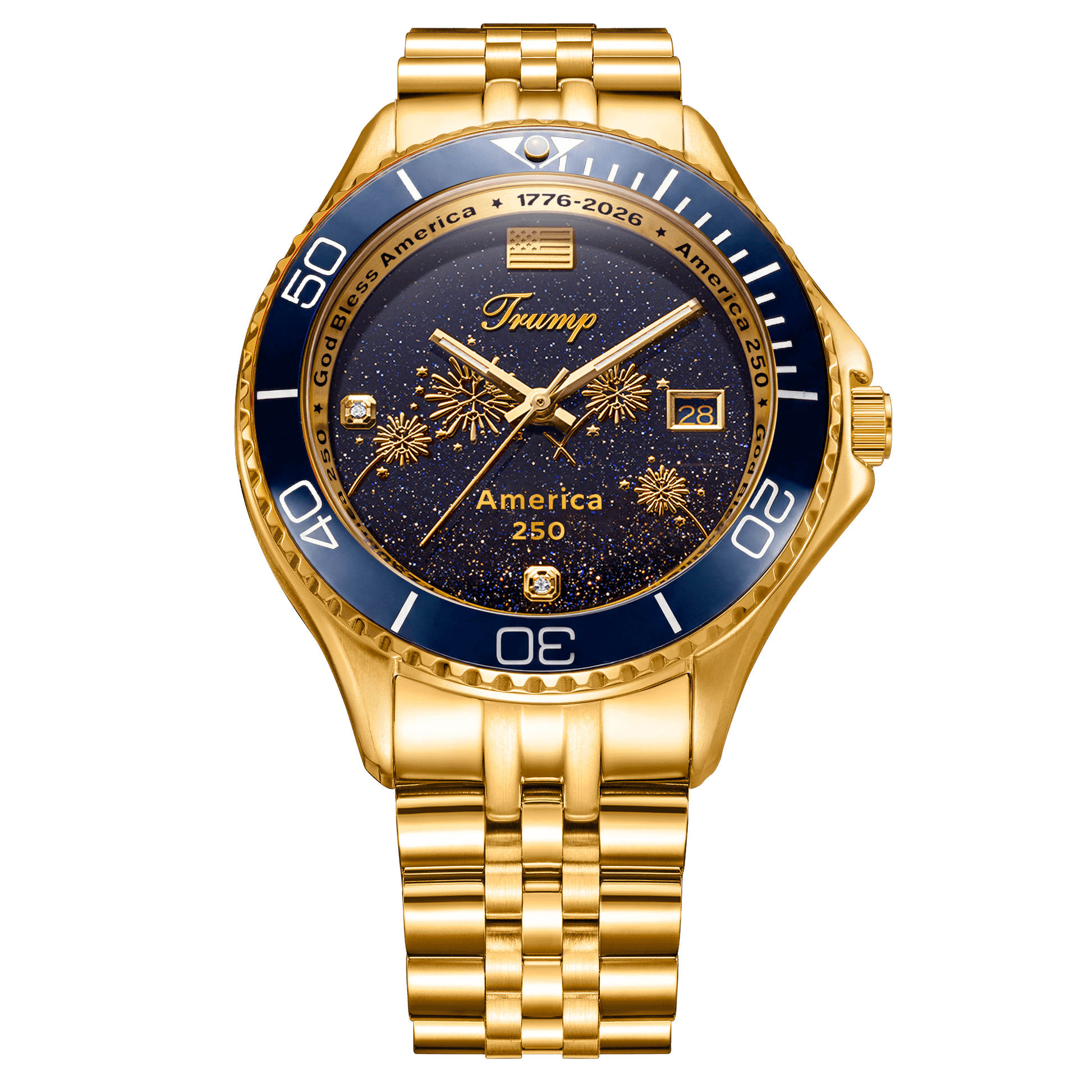 Liberty Blue & Gold - Trump Watches
