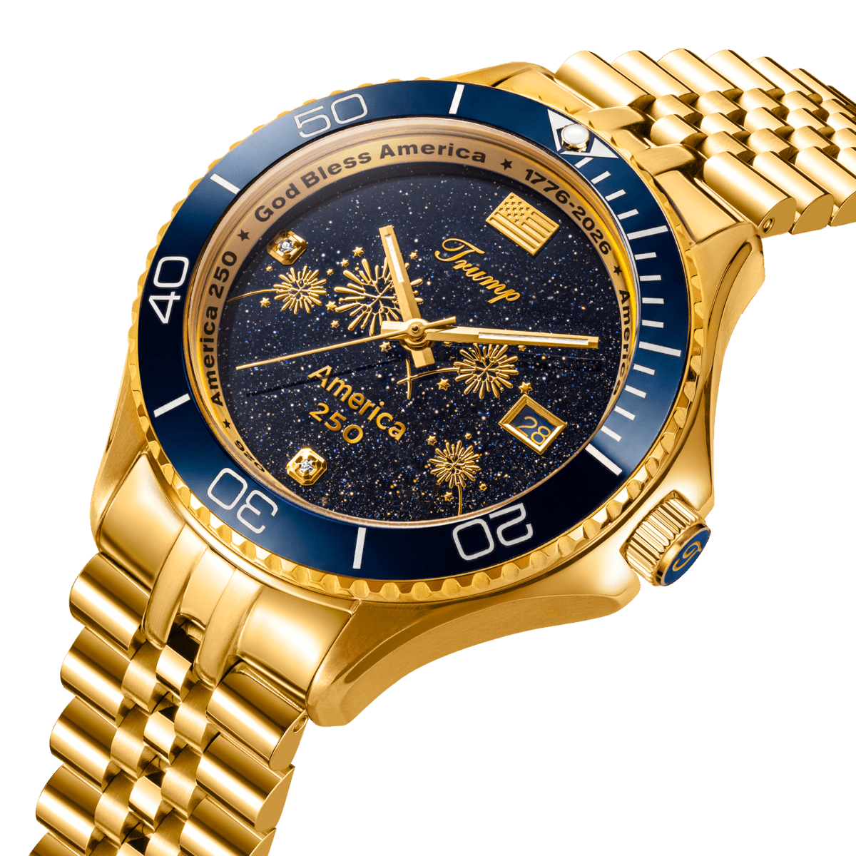 Liberty Blue & Gold - Trump Watches