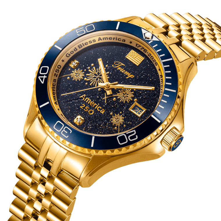 Liberty Blue & Gold - Trump Watches