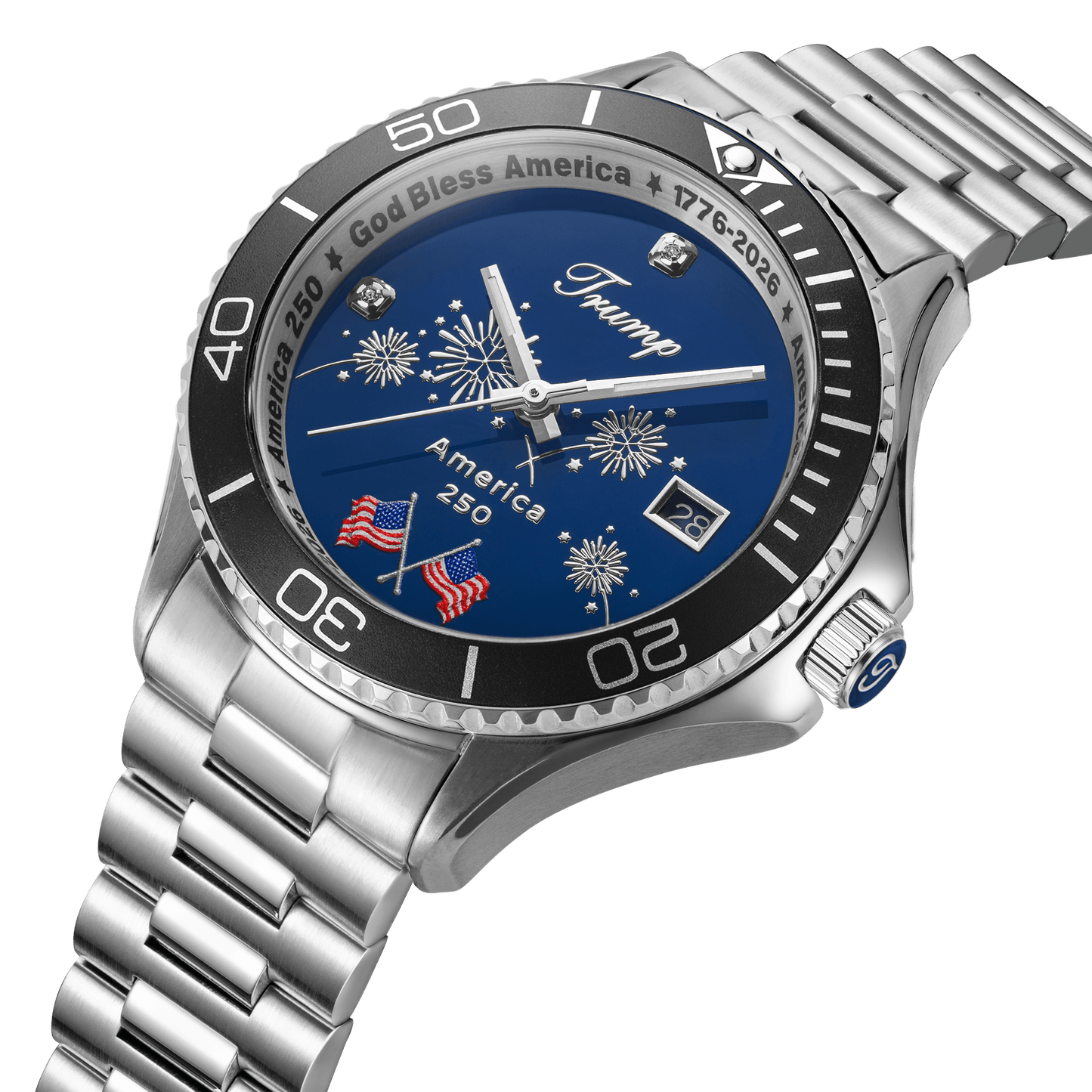 Patriot Silver Tone - Trump Watches
