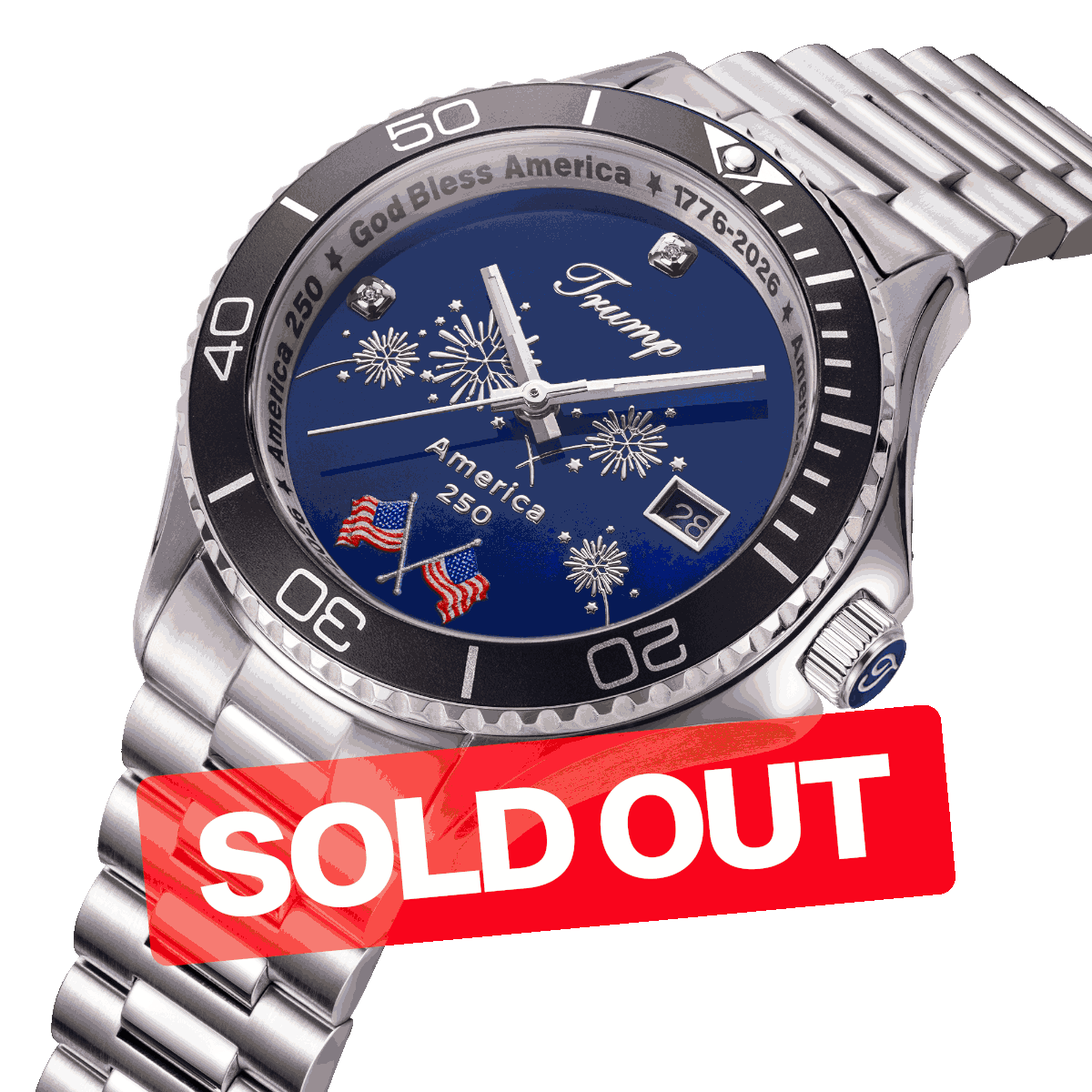 Patriot Silver Tone - Trump Watches