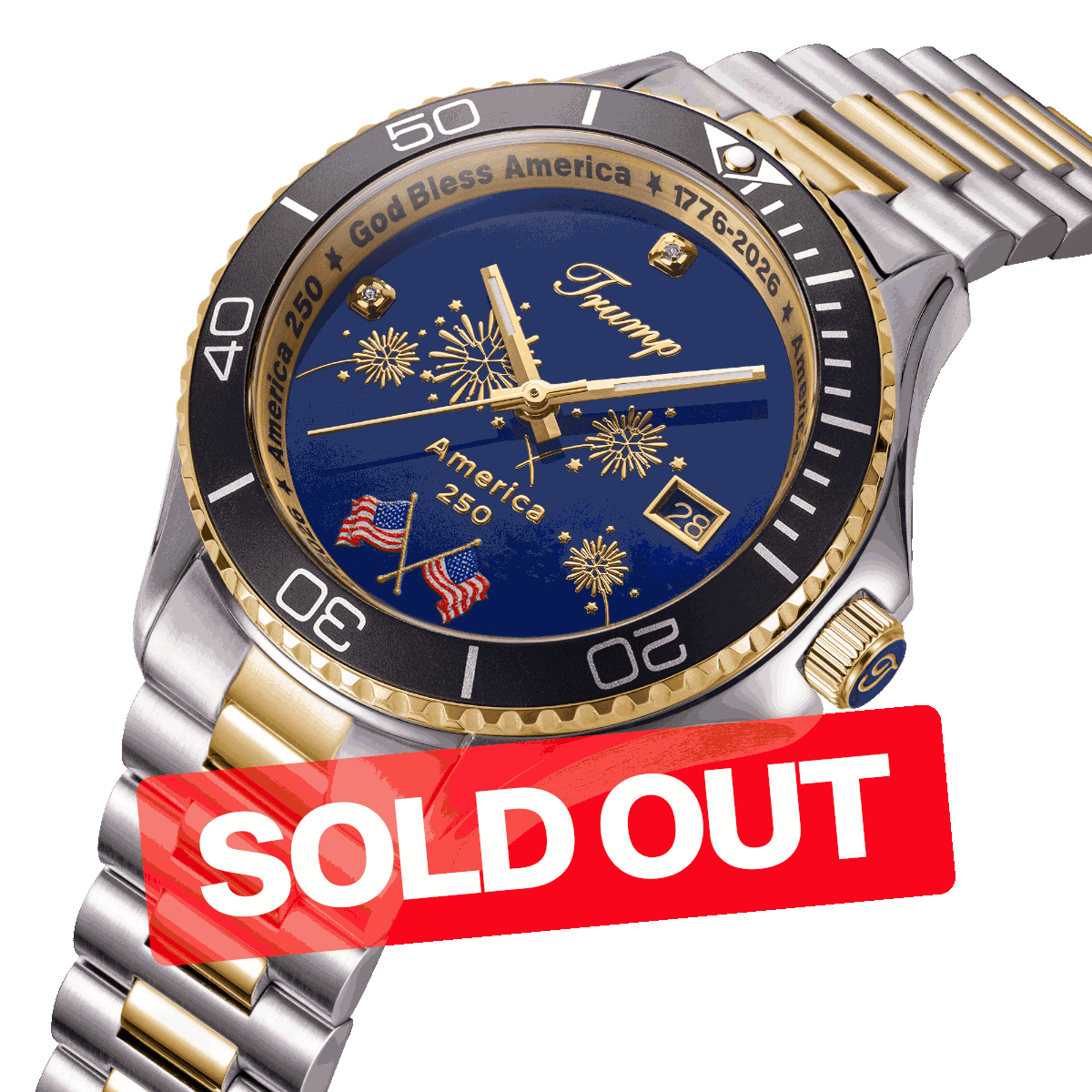 Patriot Two Tone - Trump Watches
